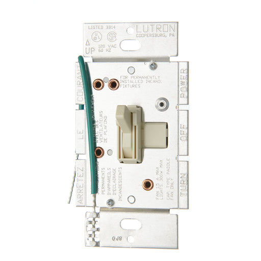 Lutron Ariadni 1.5A/300W Fan/Light Control Single-Pole Almond (AY2-LFSQ-AL)