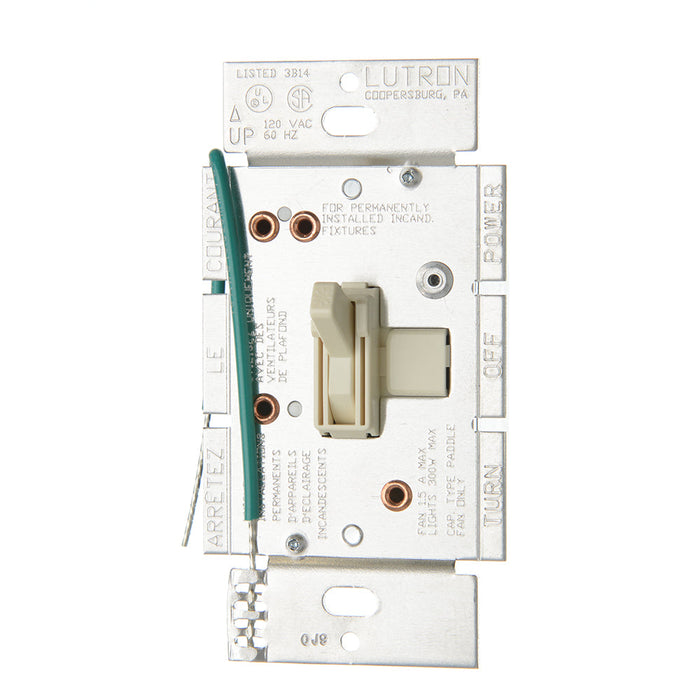 Lutron Ariadni 1.5A/300W Fan/Light Control Single-Pole Almond (AY2-LFSQ-AL)