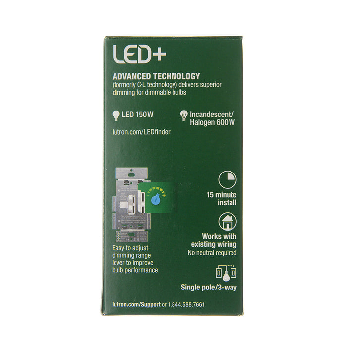 Lutron Ariadni 150W LED 3-Way Dimmer Black (AYCL-153P-BL)