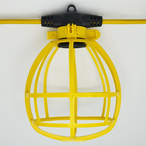 Sunlite EX100-16/2/SL 100 Foot 10 Plastic Cage 16 Gauge String Light Yellow (04227-SU)