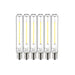 Sunlite T6.5/LED/FS/2W/CL/E17/27K/139MM/6PK 2W LED T6.5 Bulb 2700K 180Lm 6-Pack (41072-SU)