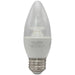 Sunlite ETC/LED/7W/927/6PK 7W LED Torpedo Tip B10 Chandelier Light Bulb Decorative E26 Base Clear Dimmable 90 CRI 2700K 500Lm 6-Pack (41614-SU)
