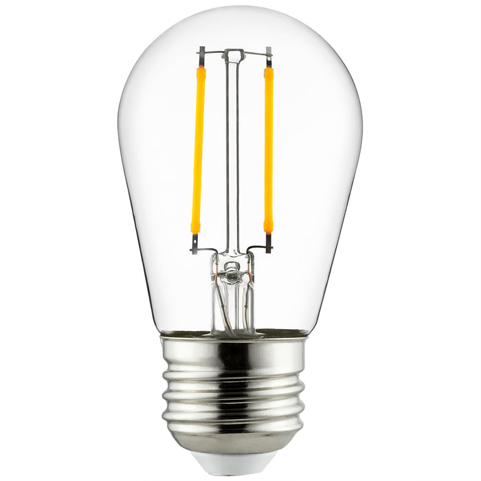 Sunlite S14/LED/FS/2W/22K/6PK 2W LED S14 Bulb 2200K 200Lm 6-Pack (41655-SU)