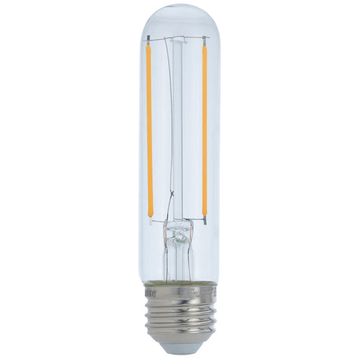 Sunlite T10/LED/FS/2W/927/6PK 2W LED Filament Style T10 Bulb 2700K Soft White 160Lm 120V 90 CRI Dimmable E26 Base 6-Pack (41790-SU)