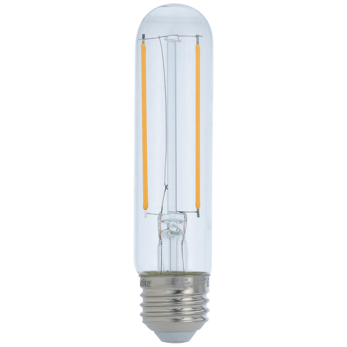 Sunlite T10/LED/FS/2W/927/6PK 2W LED Filament Style T10 Bulb 2700K Soft White 160Lm 120V 90 CRI Dimmable E26 Base 6-Pack (41790-SU)