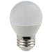 Sunlite G16/LED/7W/FR/40K/6PK 7W LED G16 Globe Light Bulb Medium E26 Base 4000K Frosted 120V Dimmable 6 Pack (41899-SU)