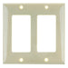 Sunlite E302I 2-Gang Decorative Plate Ivory (50722-SU)