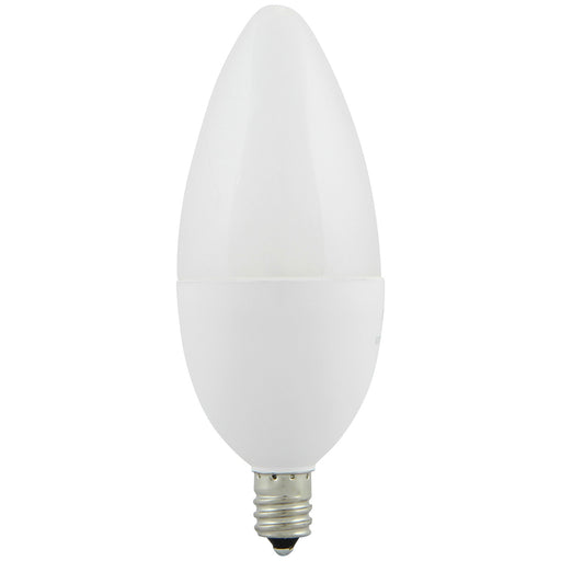 Sunlite CTF/LED/7W/927/6PK 7W LED Decorative Bulb E12 Base Frosted Dimmable Energy Star 90 CRI 2700K 500Lm (80406-SU)