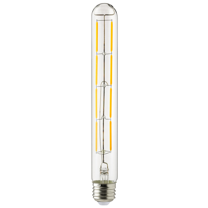Sunlite T10/LED/FS/6W/927 6W LED Filament Style T10 Bulb E26 Base Dimmable 222Mm 90 CRI 2700K 570Lm (80621-SU)