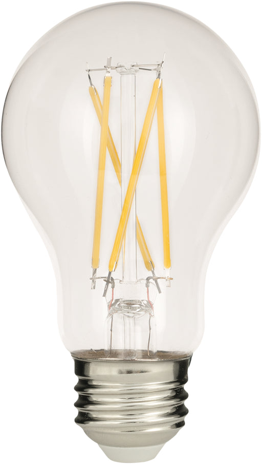 Sunlite A19/LED/FS/7.6W/940 7.6W LED A19 Filament Style Clear Dimmable Medium E26 Base 90 CRI 4000K (80752-SU)