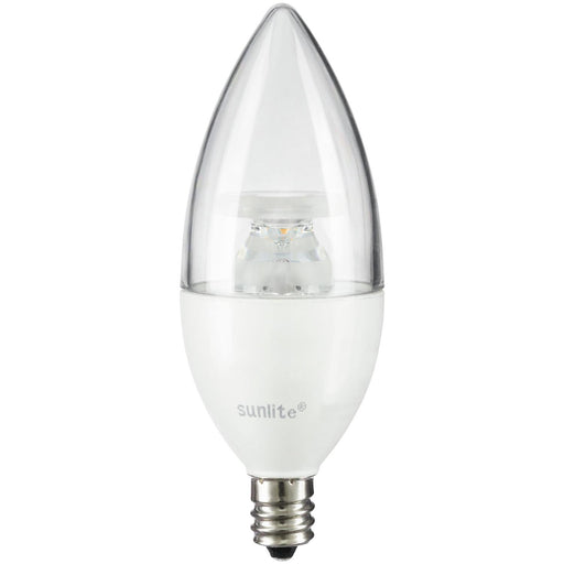 Sunlite CTC/LED/4.5W/30K 5W LED B11 Bulb 300Lm Warm White 3000K Candelabra E12 Base (80769-SU)