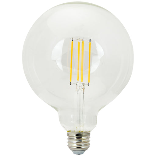 Sunlite G40/LED/FS/8.5W/922 8.5W LED Long Filament Style Bulb Clear Dimmable E26 Base 90 CRI 2200K 800Lm (81139-SU)