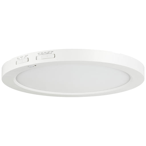 Sunlite LFX/MP/12R/18W/MS/SCT LED 18W 12 Inch Mini Flat Panel Fixture 1400Lm CCT Selectable 2700K/3000K/3500K/4000K/5000K 120V White Finish (81329-SU)