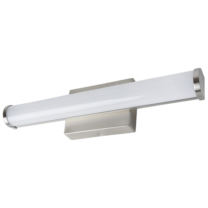 Sunlite LED Bar Fixture 20W 1400Lm 30K/40K/50K 100-277V 80 CRI Wall Mount Brushed Nickel (81460-SU)