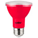 Sunlite PAR20/LED/3W/R 3W LED PAR20 Bulb Red Medium E26 Base (81465-SU)