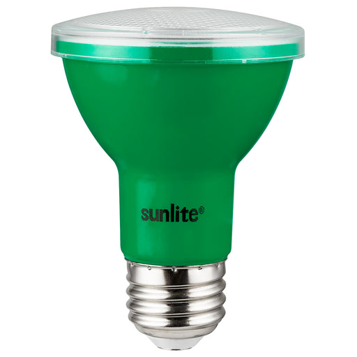 Sunlite LED PAR20 Bulb 3W 120V E26 Base Green (81468-SU)