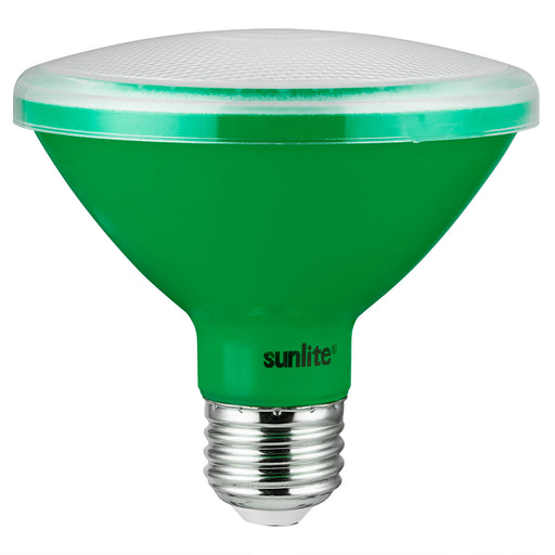 Sunlite LED PAR30 Bulb 8W 120V E26 Base Green (81473-SU)