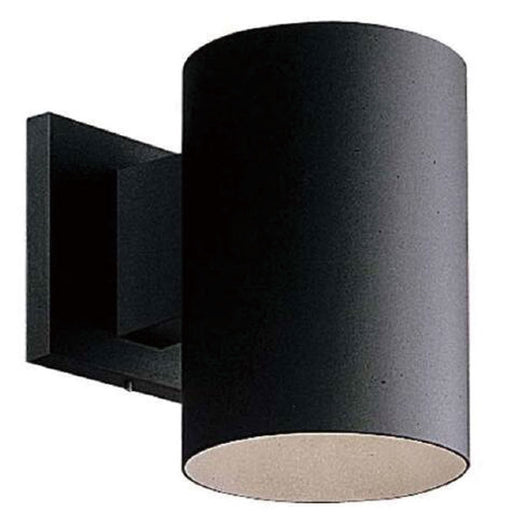 Sunlite FIX/CWS/E26/BK 1 Light Cylinder Wall Sconce Black (90158-SU)