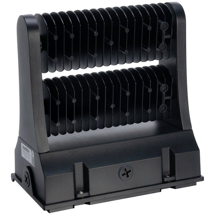Sunlite LFX/RWP/60W/3SCT LED Rotatable Wall Pack 60W CCT Selectable 3000K/4000K/5000K 8600Lm 70 CRI 120-277V Black (97094-SU)
