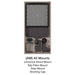 ESL Vision AL Series 320W Maximum CCT Adjustable 3000K/4000K/5000K Built In Receptacle/Shorting Cap 200-528V Slip Fitter Universal Direct Mount Yoke Mount Included T2 Left Lens Bronze (ESL-AL-200320W-13050-HV-BZAM-T2L)