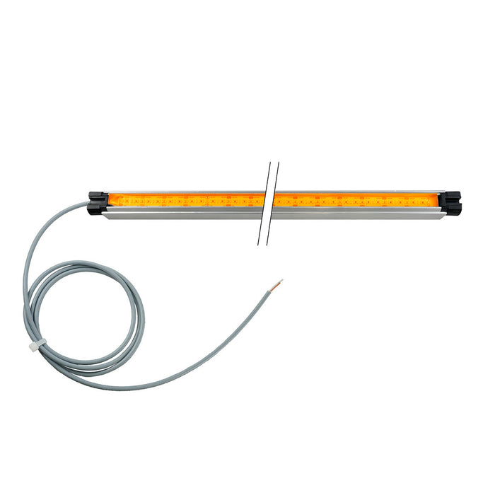 Waldmann Slim LED Machine Luminaire Multipurpose Strip Light 2.0 24VDC 11.2W Amber Adjustable Clear Lens (SLMAM3000)