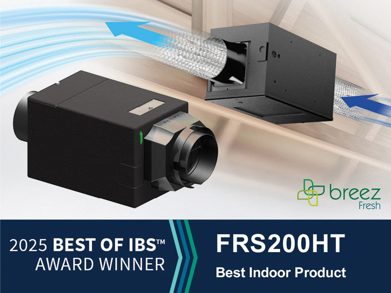 Delta Breez 200 CFM Smart Sensing Supply Air Fan With Temperature And Humidity Control-Merv13 Filter Included (VDBFRS200HT)