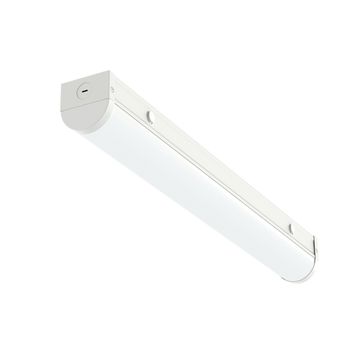 ETI TRST-2-R-840K-SV Tira Series LED Strip Light 2 Foot 30W 3000Lm 4000K 80 CRI Non-Dimmable 120V Round Lens White (B01083601A)