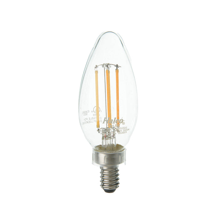 Halco B11CL4/ANT/830/LED2 B11 120V 4.5W 3000K E12 Clear ProLED (85053)