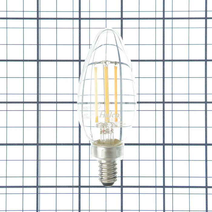 Halco B11CL4/ANT/830/LED2 B11 120V 4.5W 3000K E12 Clear ProLED (85053)