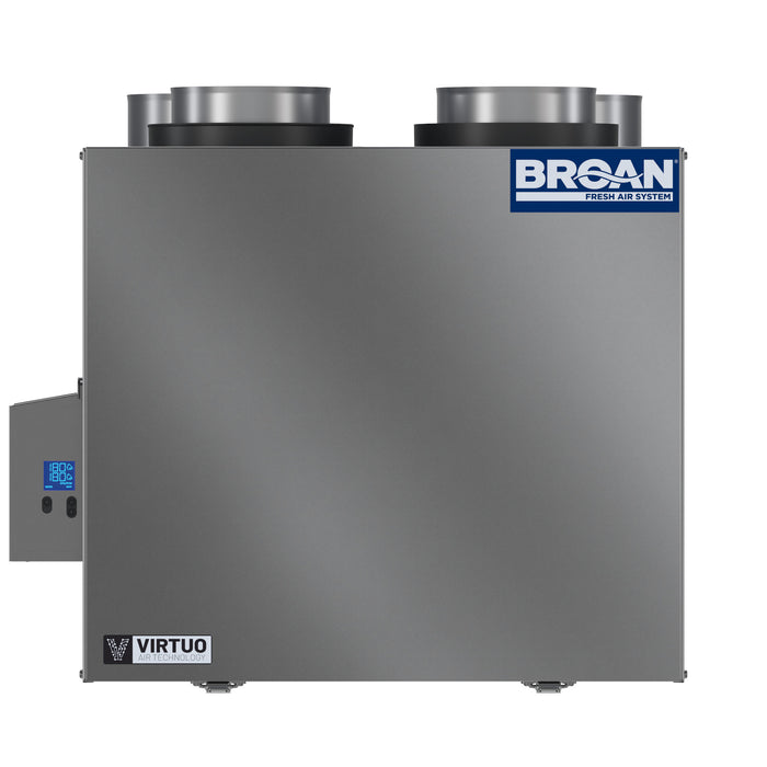 Broan-NuTone AL Series Energy Recovery Ventilator (ERV) 210 CFM 75 SRE Top Port (B210E75RT)