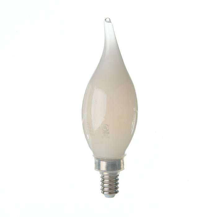 RAB Filament BA11 3.3W 40W Equivalent 300Lm E12 90 CRI 2700K Dimmable Frosted (BA11-3-E12-927-F-F)