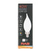 RAB Filament BA11 3.3W 40W Equivalent 300Lm E12 90 CRI 2700K Dimmable Frosted (BA11-3-E12-927-F-F)