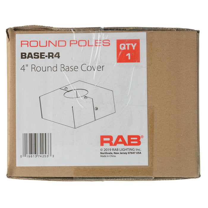 RAB Round Base Cover 4 Inches Bronze (BASE-R4)