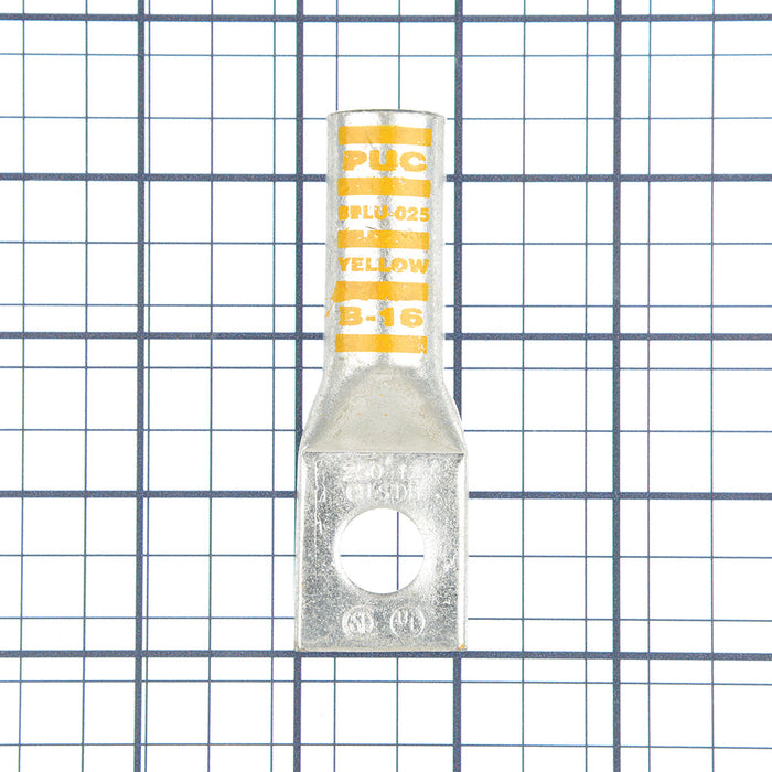 Penn Union Copper Compression Lug Long Crimp Area One Hole Tongue With Closed Transition 250 Kcmil (BBLU025S)