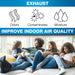 Air King 100 CFM Energy Star Certified Deluxe Quiet Exhaust Fan (BFC100)