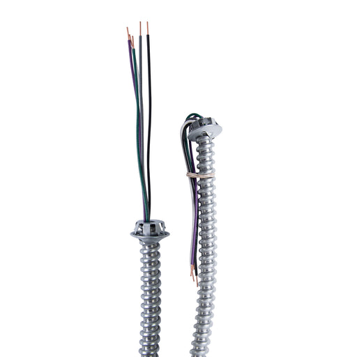 Bergen Fixture Whip 6 Foot 18/4 Solid Steel Snap-In (BFW1846S)