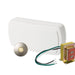 Broan-NuTone Chime 1 Lighted Stucco Pushbutton In Satin Nickel 1 Standard Transformer (BK131LSN)