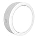 Westgate Manufacturing 14 Inch Round Flat LED Bulkhead Wattage/CCT Selectable 36W/48W/60W 3000K/4000K/5000K 120-277V 80 CRI White With Photocell (BKR-36W-MCTP-60W-P-WH)