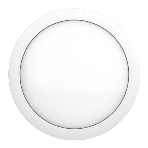Westgate Manufacturing 14 Inch Round Flat LED Bulkhead Wattage/CCT Selectable 36W/48W/60W 3000K/4000K/5000K 120-277V 80 CRI White With Photocell (BKR-36W-MCTP-60W-P-WH)