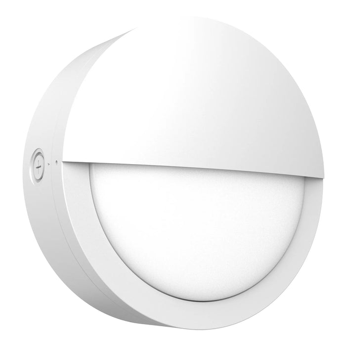 Westgate Manufacturing Eyelid-Style Replacement Trim For BKR 14 Inch Round Flat Bulkhead Fixtures White (BKR-36W-TRIM2-60W-WH)