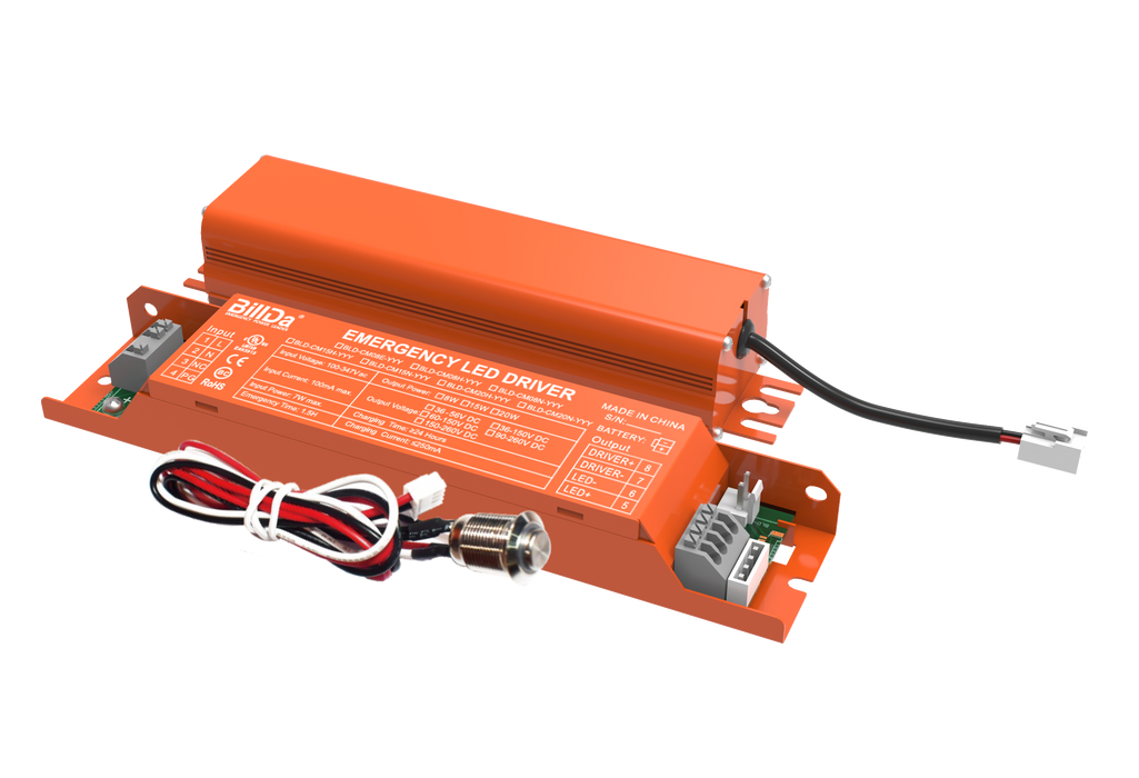 EIKO BLD-CM08E-YYY Emergency Battery Internal 8W 100-347V Dimmable 36-56VDC 60C For VP3 - Requires Mount Bracket MK1-EB Ordered Separately
 (14564)
