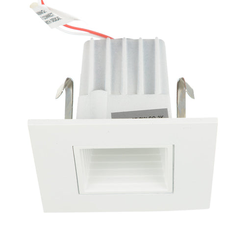 Best Lighting Products 2 Inch LED White Square Trim Downlight Fixture (BLED-2T-BW-SQ-3K)