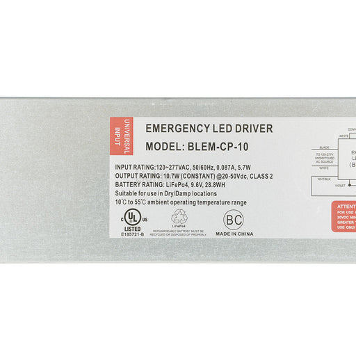 Best Lighting Products Constant Power Emergency LED Driver 10.7W (BLEM-CP-10)