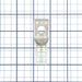 Penn Union Aluminum Compression Lug Standard Crimp Area One Hole Tongue With Closed Transition 2/0 AWG (BLUA2/0S1)