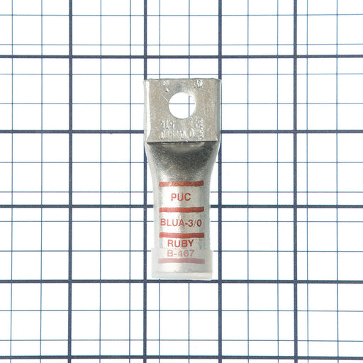 Penn Union Aluminum Compression Lug Standard Crimp Area One Hole Tongue With Closed Transition 3/0 AWG (BLUA3/0S5)