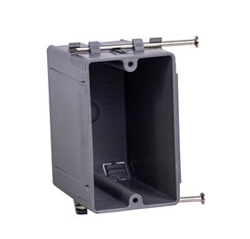 Gardner Bender 1-Gang 22.5 Cubic Inch PVC New Work Standard Switch/Outlet Wall Electrical Box (BOX-NS22N)
