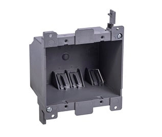 Gardner Bender 2-Gang 26 Cubic Inch PVC Old Work Retrofit Standard Switch/Outlet Wall Electrical Box (BOX-RD25N)