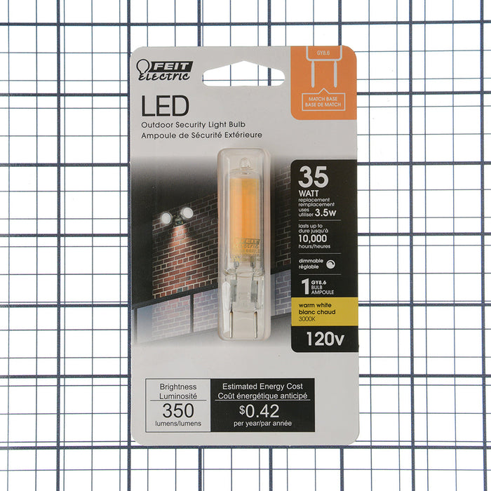 Feit Electric [35W Equivalent] Dimmable G8.6 Base T4 Specialty LED Bulb (BP35G8.6/830/LED)