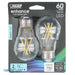 Feit Electric 750Lm 5000K Dimmable Filament LED Bulb 8W 120V 2-Pack (BPA1560950CAFIL/2/RP)