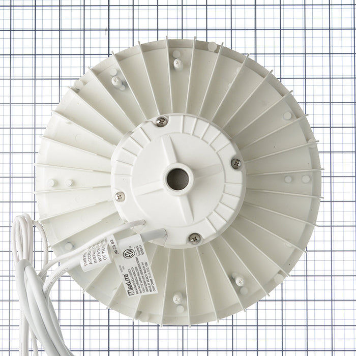 Maxlite LED Round ECO Pendant High Bay Gen 3 120-277V Wattage/CCT Selectable 180W/200W/240W 3500K/4000K/5000K TAA Country White (BPHE3-U180WCSTA)